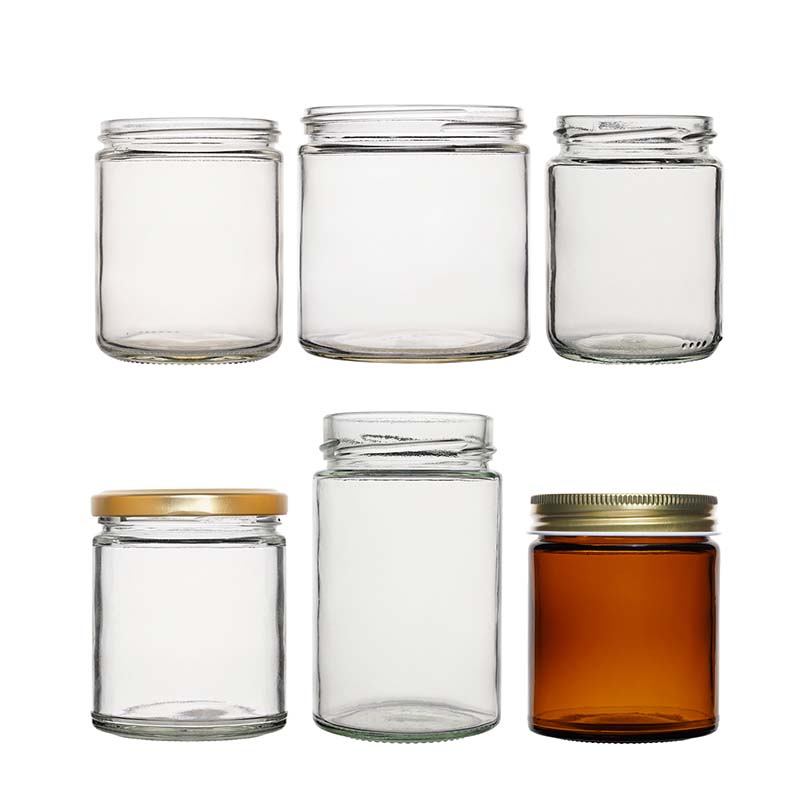 6 glass jars 6 glass jars